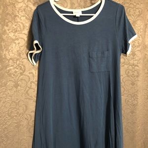 Small Blue Lularoe Carly - EUC